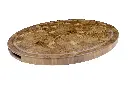 Oval Butcher Block with Canal
