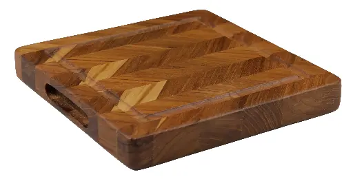 Chevron Square Butcher Block