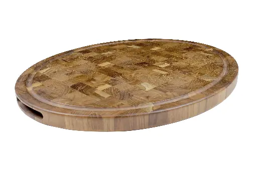 Oval Butcher Block with Canal